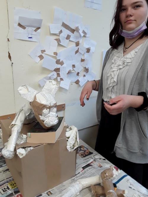 "Kultur und Plastik" an der Gesamtschule Quadrath (c) Katrin Kleinau